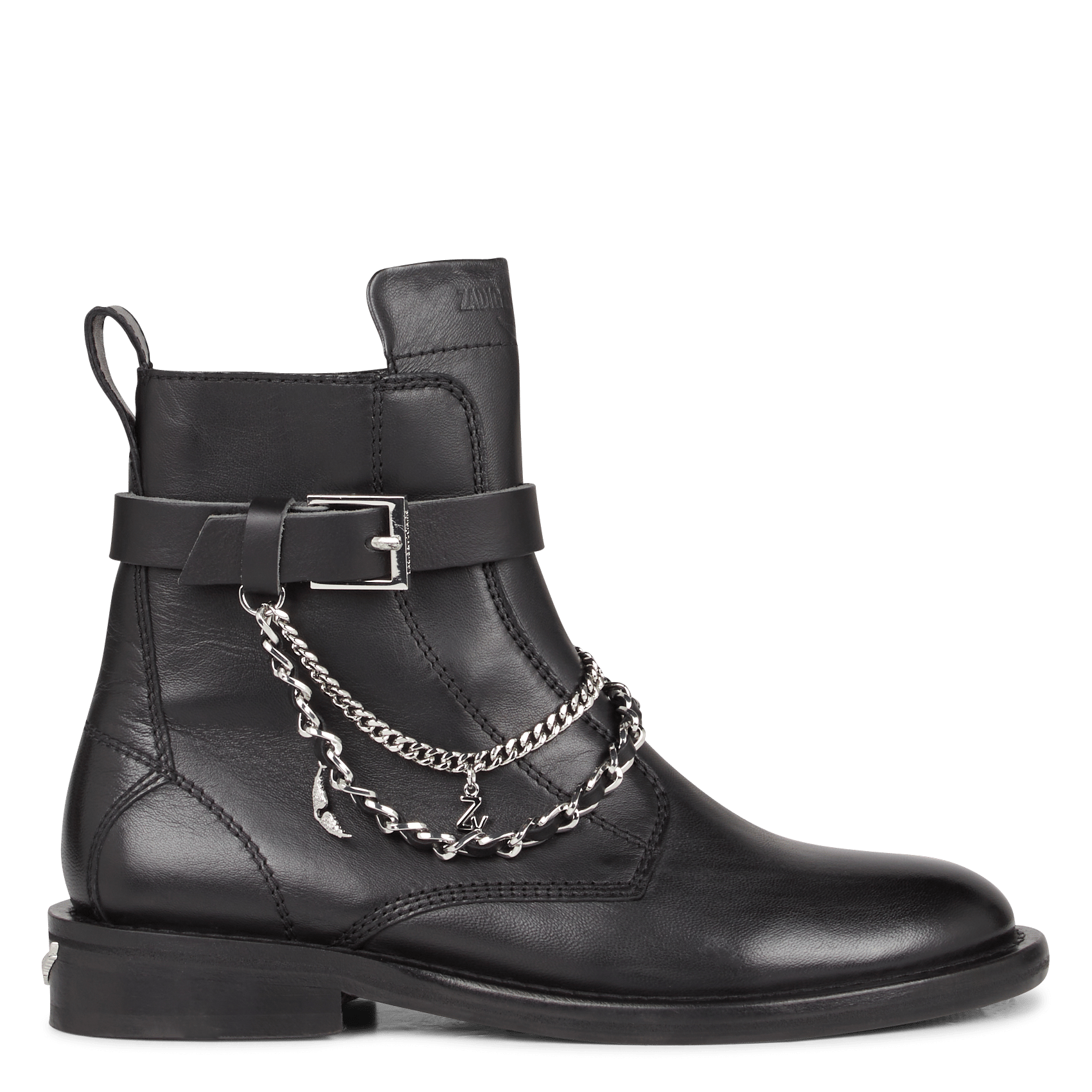 Leren Enkellaarzen Noir Zadig\u0026voltaire - Dames | Place des Tendances